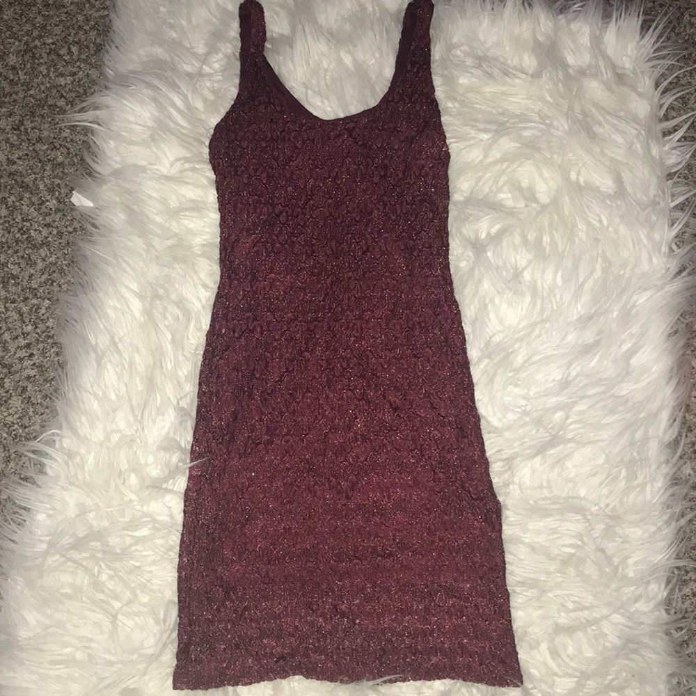 Mini dress with sparkles